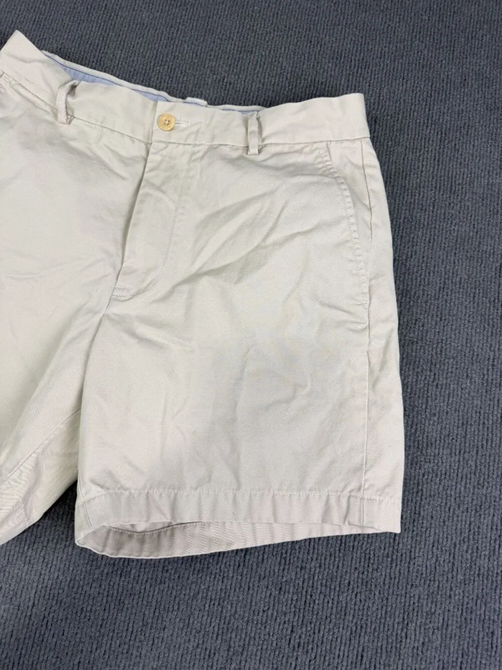 Banana Republic Mens Khaki Chino Shorts Size 33 Beige